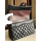 2.55 HANDBAG Aged Calfskin Black Silver Metal B