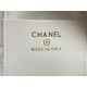 Chanel Mini Backpack Grained Calfskin Gold-Tone Metal AP3753 White High