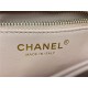 Chanel MINI FLAP BAG WITH TOP HANDLE AS4654 Lambskin & Gold-Tone Metal Pink A