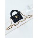 Chanel CLUTCH WITH CHAIN AP3435 Shiny Aged Calfskin & Gold-Tone Metal Black High