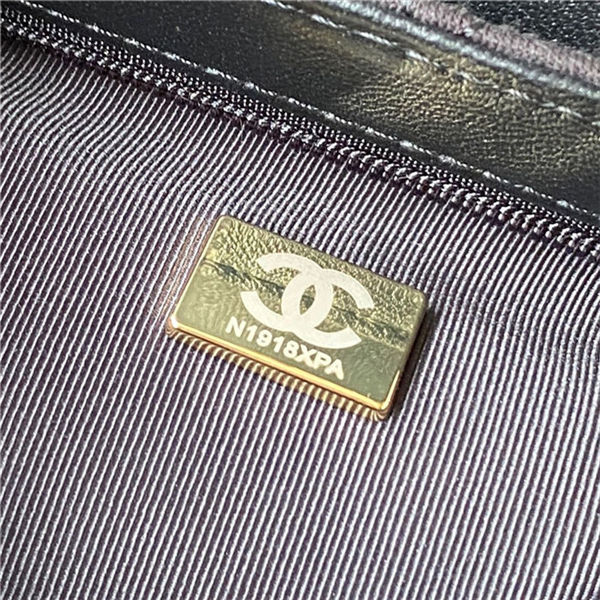 Chanel MINI SHOPPING BAG AS4416 Fabric & Gold-Tone Metal Black High