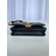 Chanel 19 WALLET ON CHAIN-A Shiny Lambskin, Gold/Silver-Tone & Ruthenium-Finish Metal Black A