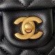 Chanel FLAP BAG AS4064 Lambskin & Gold-Tone Metal Black High