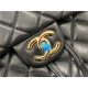 Chanel Small Backpack Lambskin 91120 Gold-Metal Black High