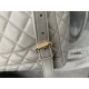 Chanel Small Backpack Lambskin 91120 Gold-Metal Grey High