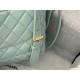 Chanel Small Backpack Lambskin 91120 Gold-Metal Blue High