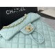 Chanel Small Backpack Lambskin 91120 Gold-Metal Blue High