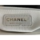 Chanel SMALL FLAP BAG WITH TOP HANDLE Grained Calfskin & Gold-Tone Metal AS3652 White A