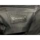 Chanel Small Backpack Chevrons Pattern Lambskin 91120 Silver-Metal Black High