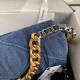 Large Chanel 19 Flap Bag Denim High