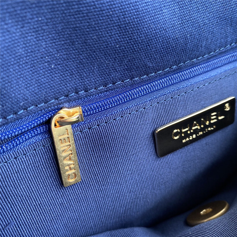 Chanel 19 Flap Bag Small/Large Optional Blue High