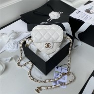 Chanel Mini HEART BAG Lambskin & Gold-Tone Metal AS3189 A