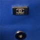 Chanel FLAP BAG AS3791 Fabric & Gold-Tone Metal Blue High