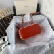 Chanel FLAP BAG AS3791 Fabric & Gold-Tone Metal Red High