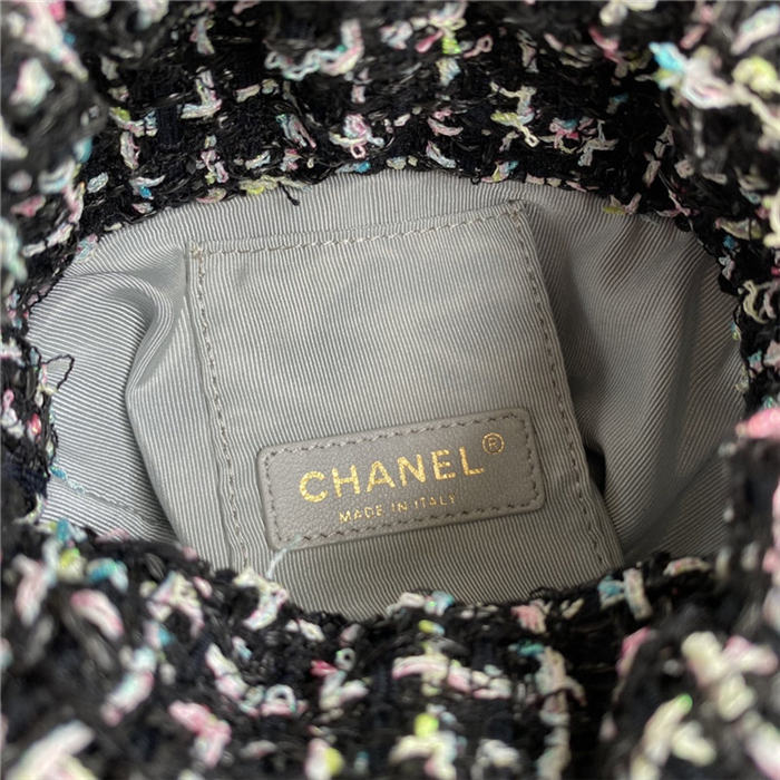 Chanel Small Drawstring Bag Black High