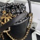 Chanel Small Drawstring Bag Black High