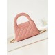 Chanel MINI SHOPPING BAG AS4416 Shiny Aged Calfskin & Gold-Tone Metal Pink High