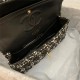 Chanel Medium Classic Flap Bag Tweed High