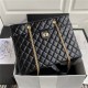 Chanel Large Shopping Bag Black High