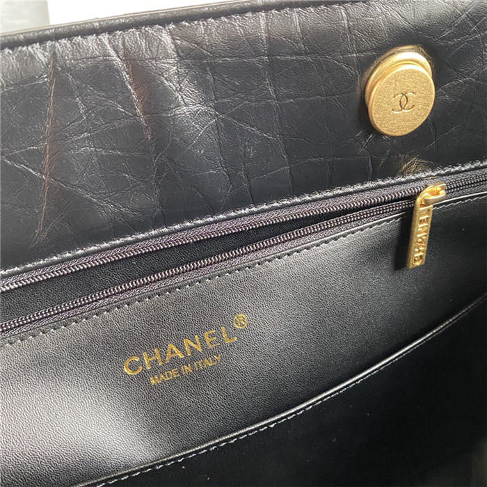 Chanel Large Shopping Bag Black High