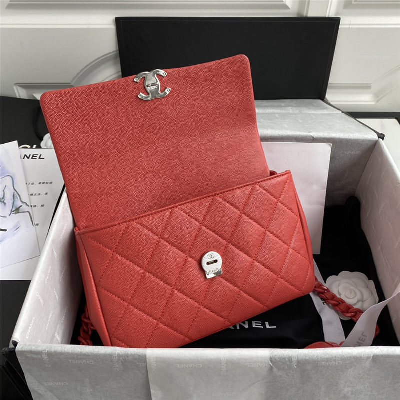 Chanel Flap Bag Red High