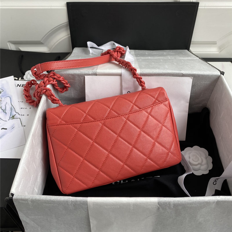 Chanel Flap Bag Red High