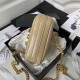 Chanel CLUTCH WITH CHAIN Shiny Lambskin & Gold-Tone Metal AP3854 Beige A