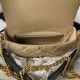 Chanel CLUTCH WITH CHAIN Shiny Lambskin & Gold-Tone Metal AP3854 Beige A