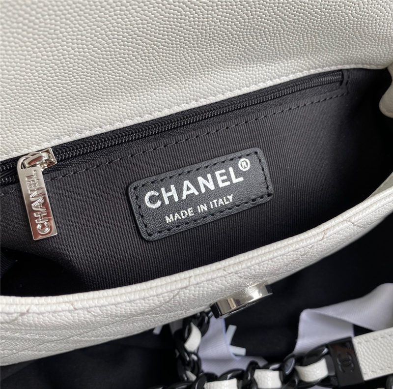 Chanel Small Flap Bag White High