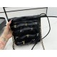 Chanel 22 MINI HANDBAG Shiny Lambskin Black, Bijoux Charms & Gold-Tone Metal AS3980 High