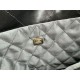 Chanel 22 SMALL HANDBAG Patchwork Shiny Calfskin & Gold-Tone Metal AS3260 High