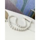 Chanel Wallet on Chain Imitation Pearls White High