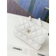 Chanel Wallet on Chain Imitation Pearls White High