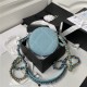 Chanel 19 CLUTCH WITH CHAIN Blue A