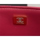 Chanel MINI FLAP BAG With Top Diamond Handle Lambskin & Gold-Tone Metal AS4140 Fuchsia High