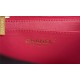 Chanel MINI FLAP BAG With Top Diamond Handle Lambskin & Gold-Tone Metal AS4140 Fuchsia High