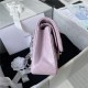 Small CLASSIC HANDBAG Lambskin Silver Metal Pink A