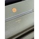 Classic Wallet on Chain AP0250 Grained Calfskin Green Gold Metal B