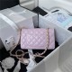 Mini CLASSIC HANDBAG Lambskin Gold Metal Pink A