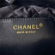 Chanel 22 MINI HANDBAG Shiny Calfskin Black & Gold-Tone Metal AS3980 High