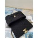 Chanel 19 Flap Bag Tweed, Gold-Tone, Silver-Tone & Ruthenium-Finish Metal Black High