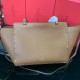 MEDIUM GRAIN CALFSKIN LEATHER ROCKSTUD TOTE Camel High