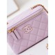 Chanel Vanity with Chain AP3940 Lambskin Pink High