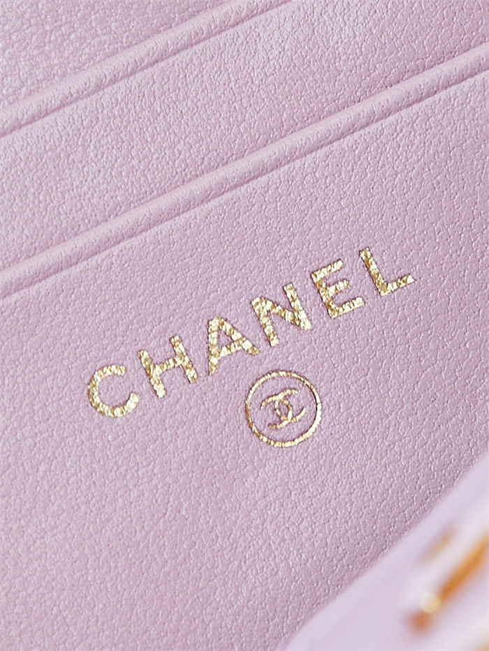 Chanel Vanity with Chain AP3940 Lambskin Pink High