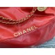 Chanel 22 MEDIUM HANDBAG Patchwork Shiny Calfskin & Gold-Tone Metal AS3261 High