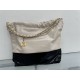 Chanel 22 MEDIUM HANDBAG Patchwork Shiny Calfskin & Gold-Tone Metal AS3261 High