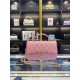 MINI FLAP BAG WITH TOP HANDLE AS2431 Grained Calfskin & Gold-Tone Pink High