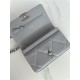 Chanel 19 WALLET ON CHAIN-A Shiny Lambskin, Gold/Silver-Tone & Ruthenium-Finish Metal Grey A