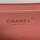 Chanel SMALL FLAP BAG Calfskin & Gold-Tone Metal AS2649 White A