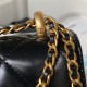 Chanel MINI FLAP BAG Calfskin & Gold-Tone Metal AS2615 Black A